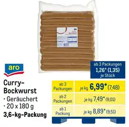METRO aro Curry- Bockwurst Angebot