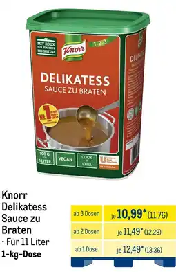 METRO Knorr Delikatess Sauce zu Braten Angebot
