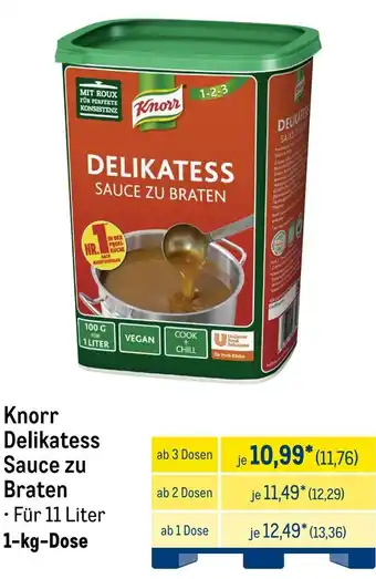 METRO Knorr Delikatess Sauce zu Braten Angebot