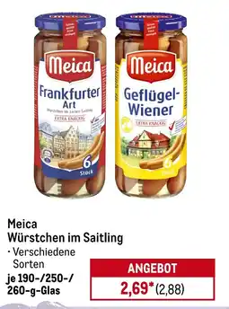 METRO Meica Würstchen im Saitling Angebot