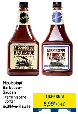 METRO Mississippi Barbecue- Saucen Angebot