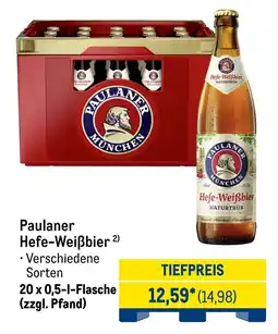 METRO Paulaner Hefe-Weißbier Angebot