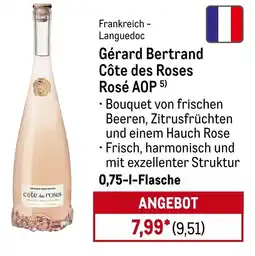 METRO Frankreich - Languedoc Gérard Bertrand Côte des Roses Rosé AOP Angebot