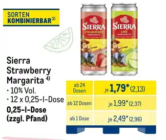 METRO Sierra Strawberry Margarita Angebot