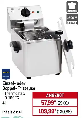 METRO METRO Chef Einzel- oder Doppel-Fritteuse Angebot