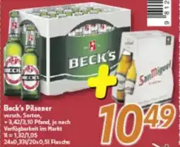 inkoop Beck's Pilsener Angebot