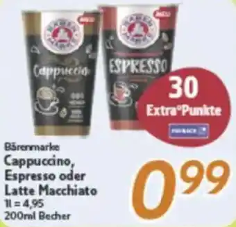 inkoop Bärenmarke Cappuccino, Espresso oder Latte Macchiato Angebot
