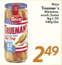 inkoop Meica Trueman's Würstchen Angebot