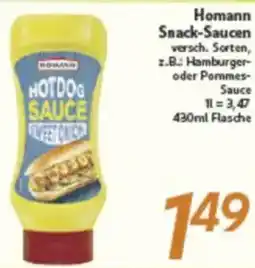 inkoop Homann Snack-Saucen Angebot