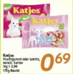 inkoop Katjes Fruchtgummi oder Lakritz Angebot
