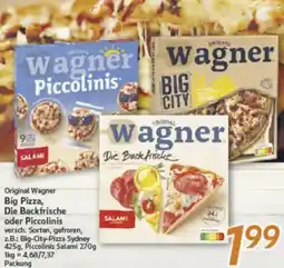 inkoop Original Wagner Big Pizza, Die Backfrische oder Piccolinis Angebot