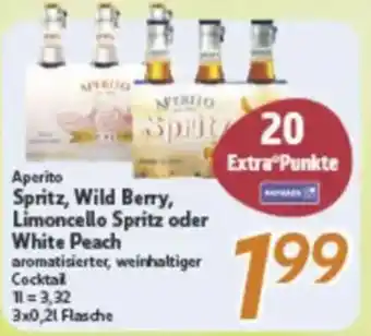 inkoop Aperito Spritz, Wild Berry, Limoncello Spritz oder White Peach Angebot