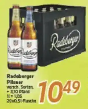 inkoop Radeberger Pilsener Angebot