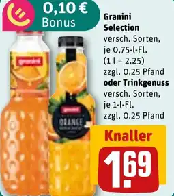 REWE Granini Selection oder Trinkgenuss Angebot