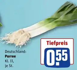 REWE Deutschland: Porree Kl. II, Angebot