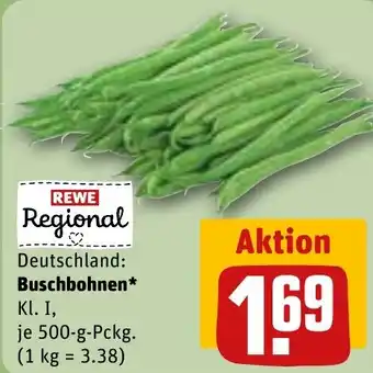 REWE Buschbohnen Angebot