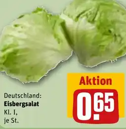 REWE Eisbergsalat Angebot