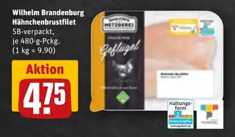 REWE Wilhelm Brandenburg Hähnchenbrustfilet Angebot
