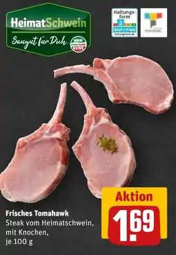 REWE Frisches Tomahawk Steak Angebot