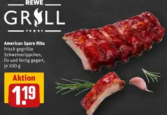 REWE REWE GRYLL American Spare Ribs Angebot
