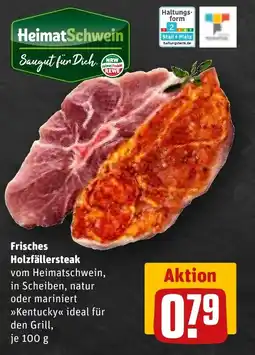 REWE Frisches Holzfällersteak Angebot