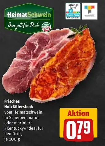 REWE Frisches Holzfällersteak Angebot