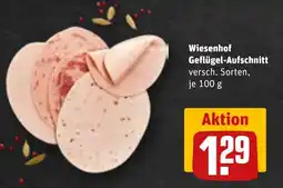 REWE Wiesenhof Geflügel-Aufschnitt Angebot