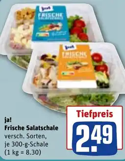 REWE ja! Frische Salatschale Angebot
