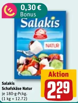 REWE Salakis Schafskäse Natur Angebot