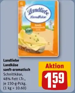 REWE Landliebe Landkäse sanft-aromatisch Angebot