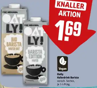 REWE Vegan Oatly Haferdrink Barista Angebot