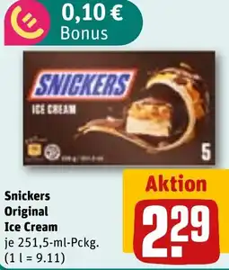 REWE Snickers Original Ice Cream Angebot
