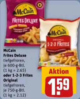 REWE McCain Frites Deluxe oder 1-2-3 Frites Original Angebot