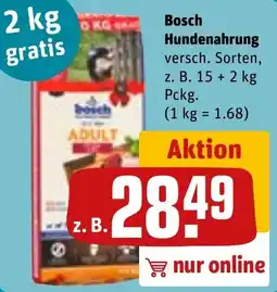 REWE Bosch Hundenahrung Angebot