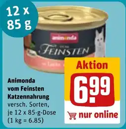 REWE Animonda vom Feinsten Katzennahrung Angebot