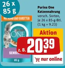REWE Purina One Katzennahrung Angebot