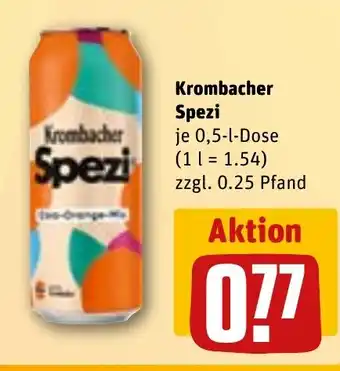 REWE Krombacher Spezi Angebot