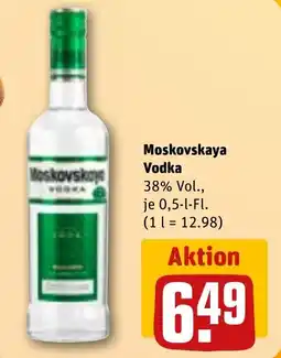REWE Moskovskaya Vodka Angebot
