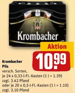 REWE Krombacher Pils Angebot