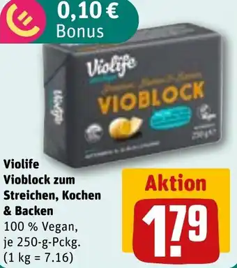 REWE Violife Vioblock zum Streichen, Kochen & Backen Angebot