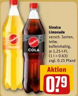 REWE Sinalco Limonade Angebot