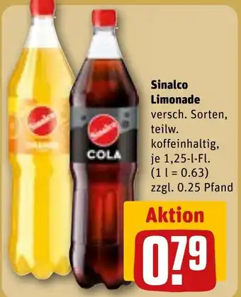 REWE Sinalco Limonade Angebot
