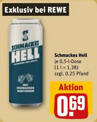 REWE Schmackes Hell Angebot