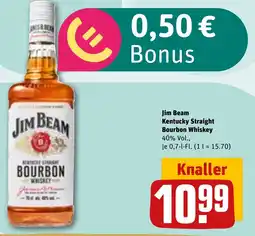 REWE Jim Beam Kentucky Straight Bourbon Whiskey Angebot