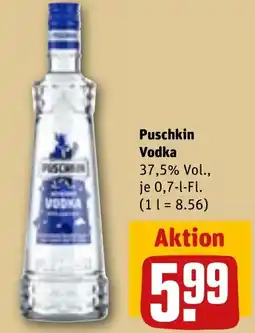 REWE Puschkin Vodka Angebot