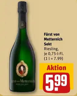 REWE Fürst von Metternich Sekt Angebot