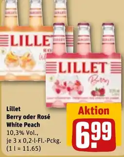 REWE Lillet Berry oder Rosé White Peach Angebot
