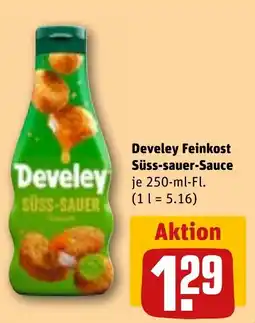 REWE Develey Feinkost Süss-sauer-Sauce Angebot