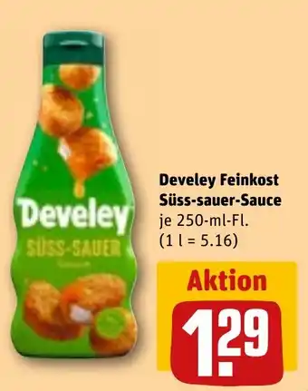 REWE Develey Feinkost Süss-sauer-Sauce Angebot