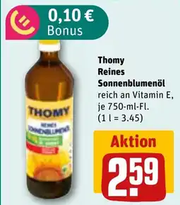 REWE Thomy Reines Sonnenblumenöl Angebot
